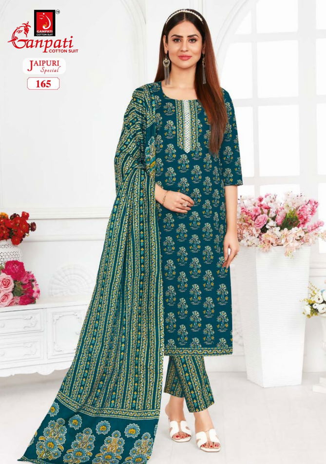 Jaipuri Special Vol 5 By Ganpati Cotton Dress Material
